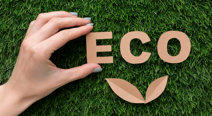 eco word grass