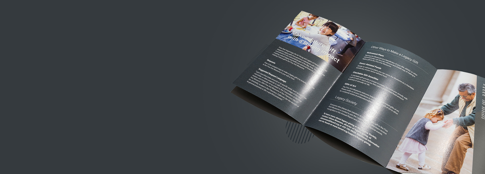 What makes a brochure persuasive in high-touch sales?