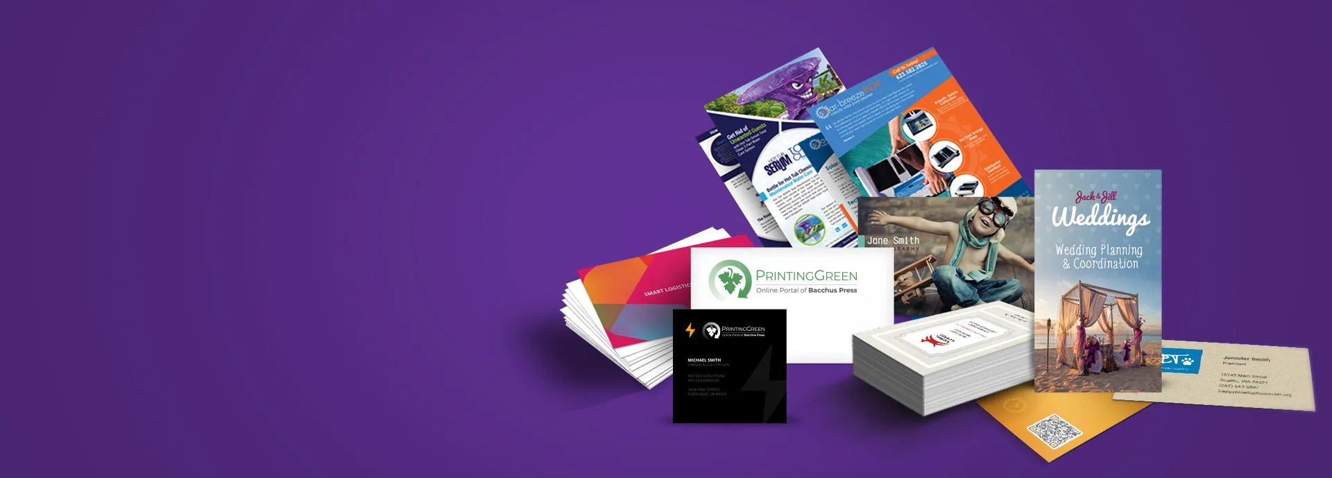 High-quality marketing materials printing image